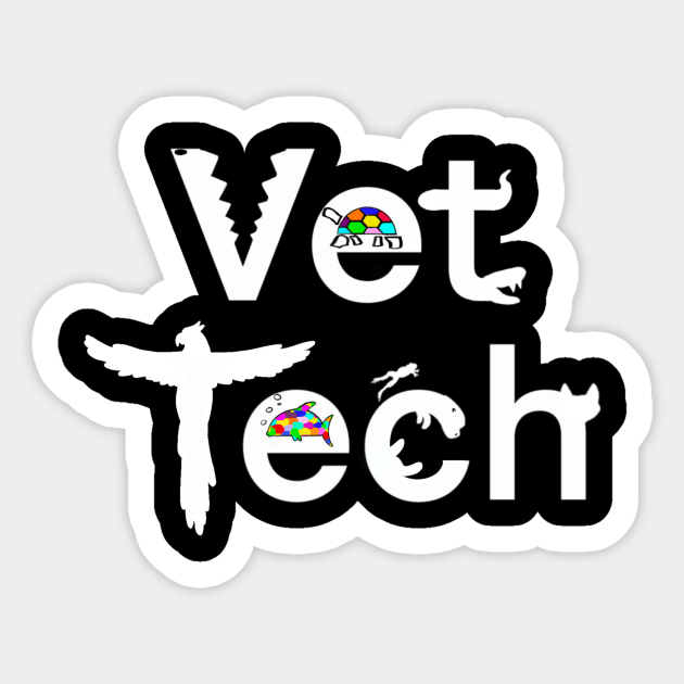 Vet Technician Sticker by KP's Door